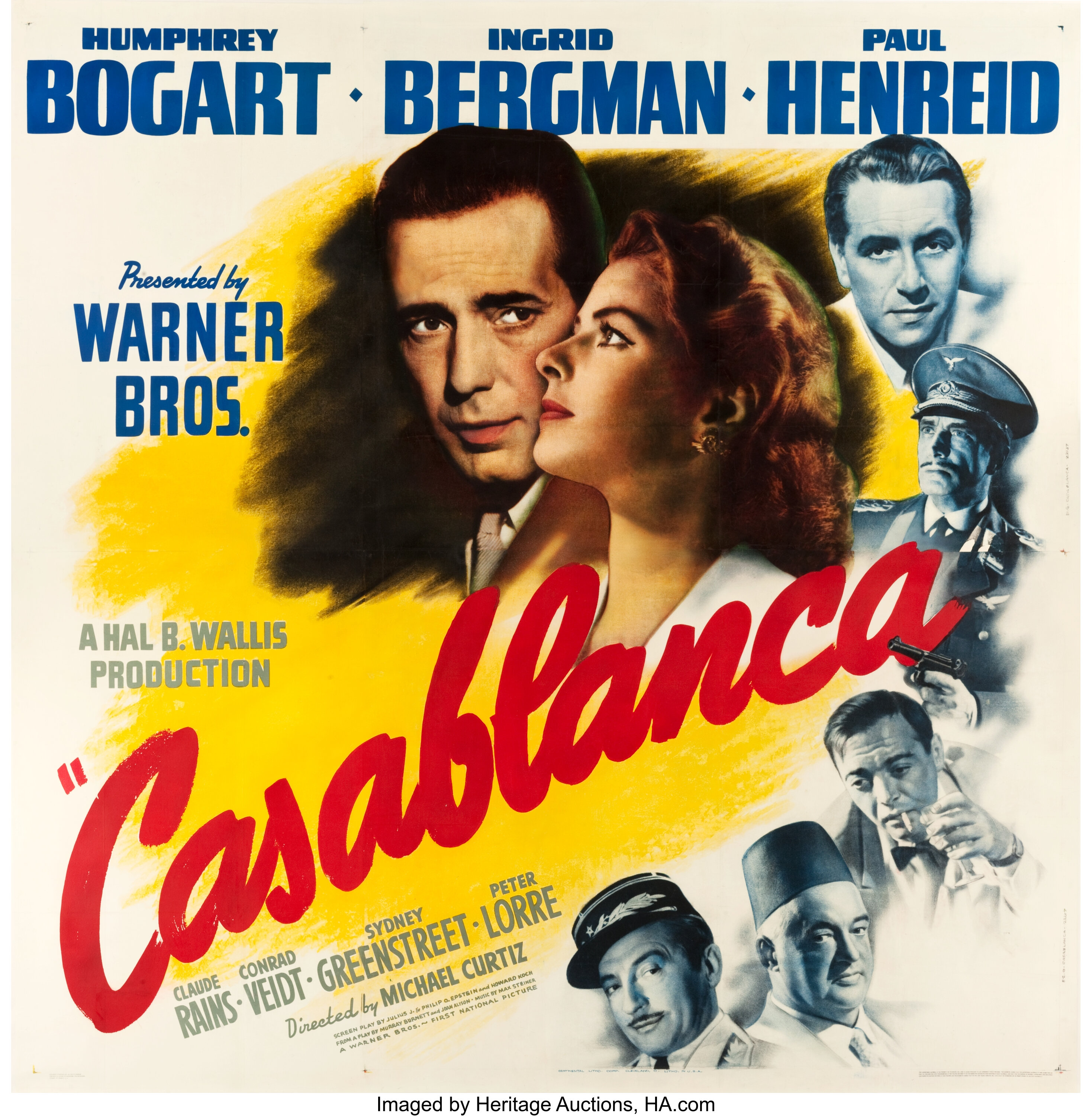 casablanca (1942) poster