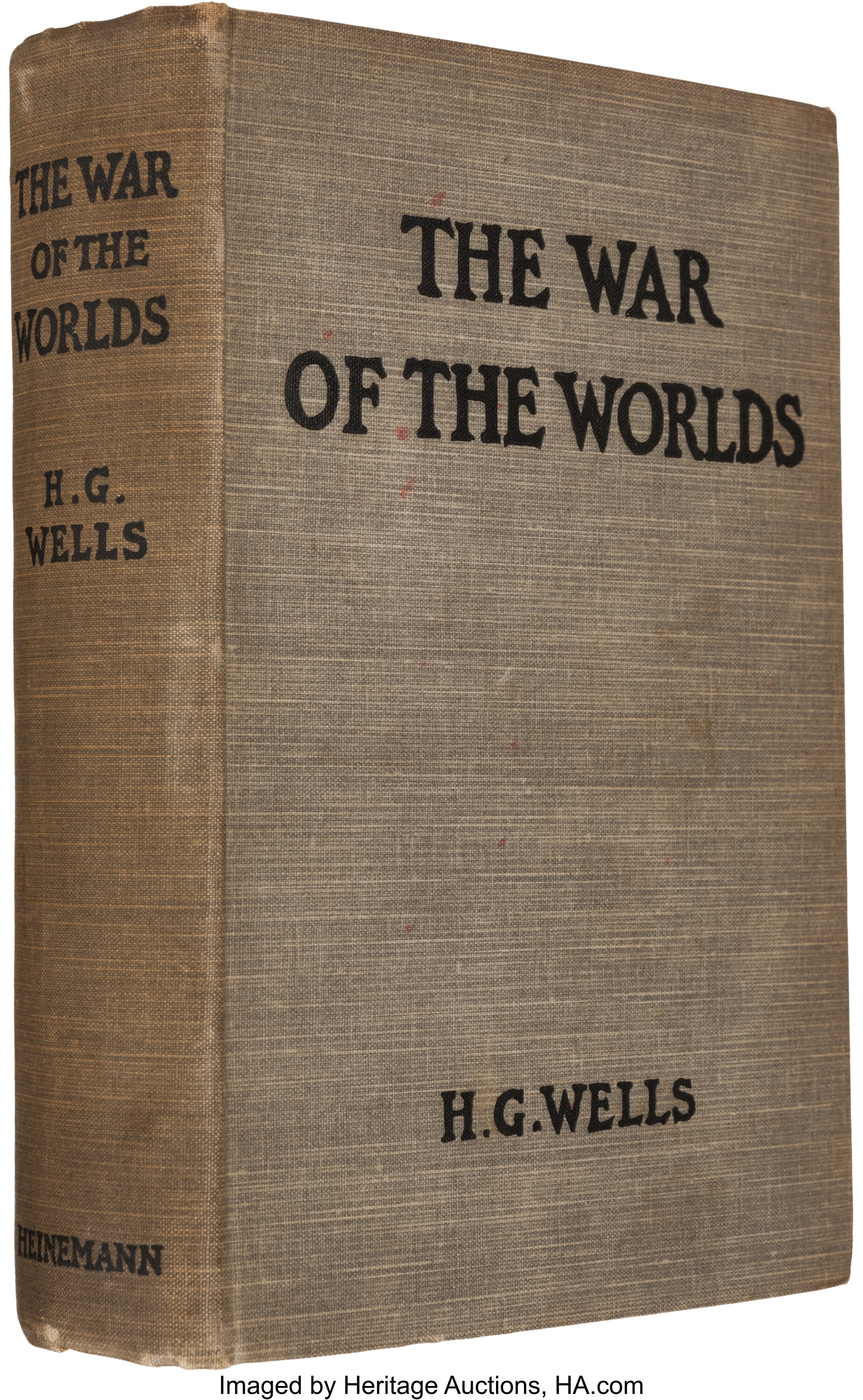 H. G. Wells. The War of the Worlds. London: William Heinemann, | Lot ...