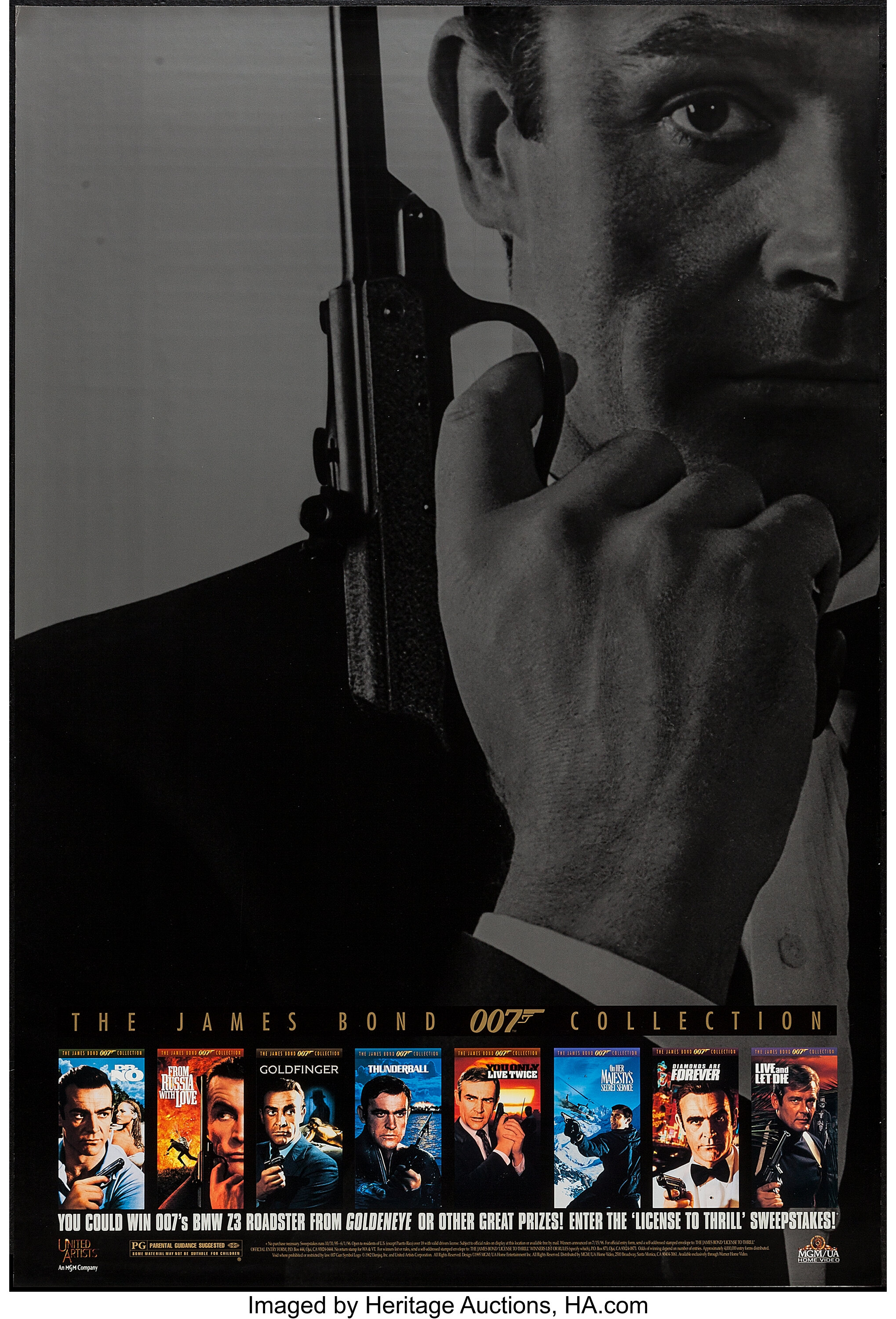 James Bond Collection Sean Connery (United Artists, 1995). Video