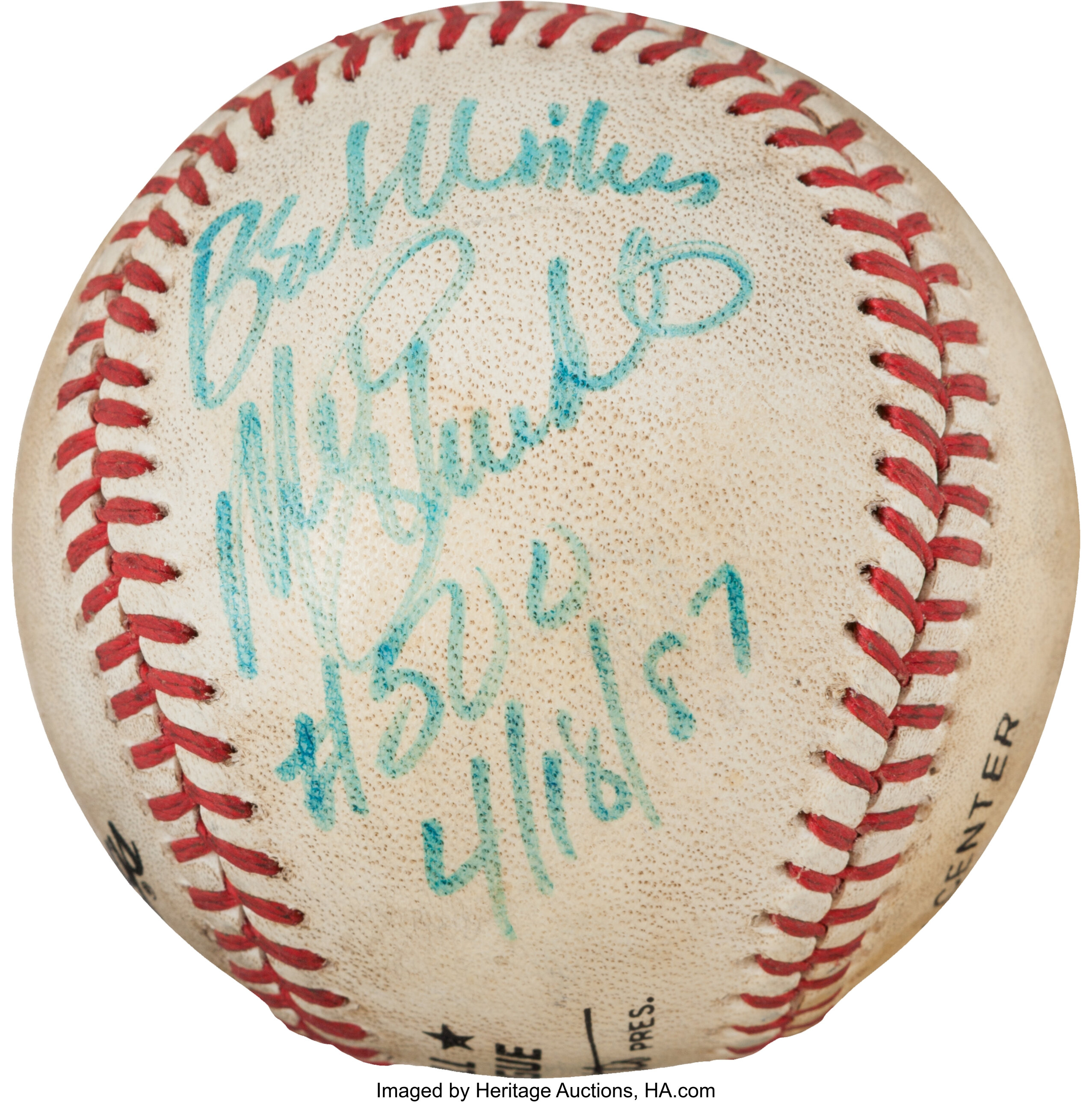 Mike Schmidt Signed, Inscribed, & Hand Painted Baseball - Big Time