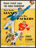 1938 Authentic NFL Championship Game Program Packers v Giants Ex Rare 56169