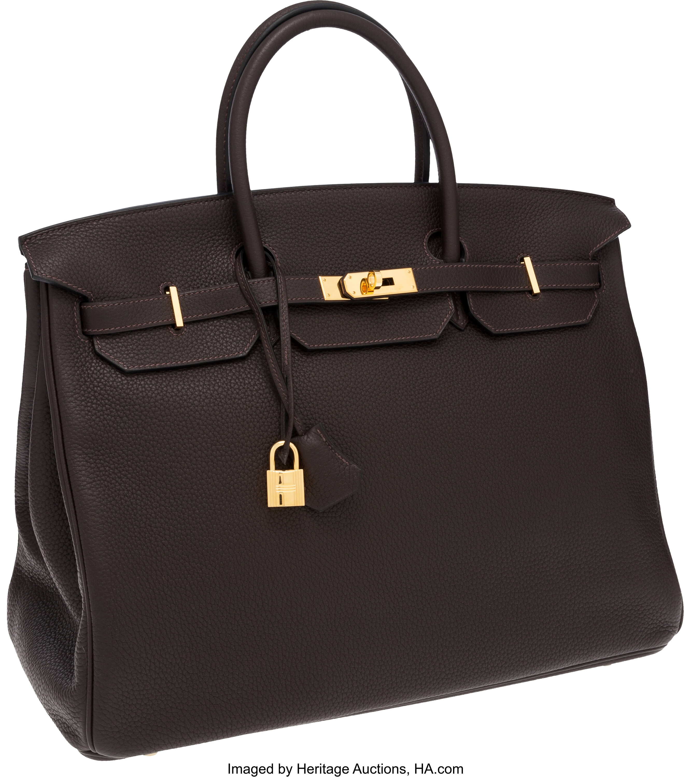 Hermes 40cm Clemence Leather Birkin Bag