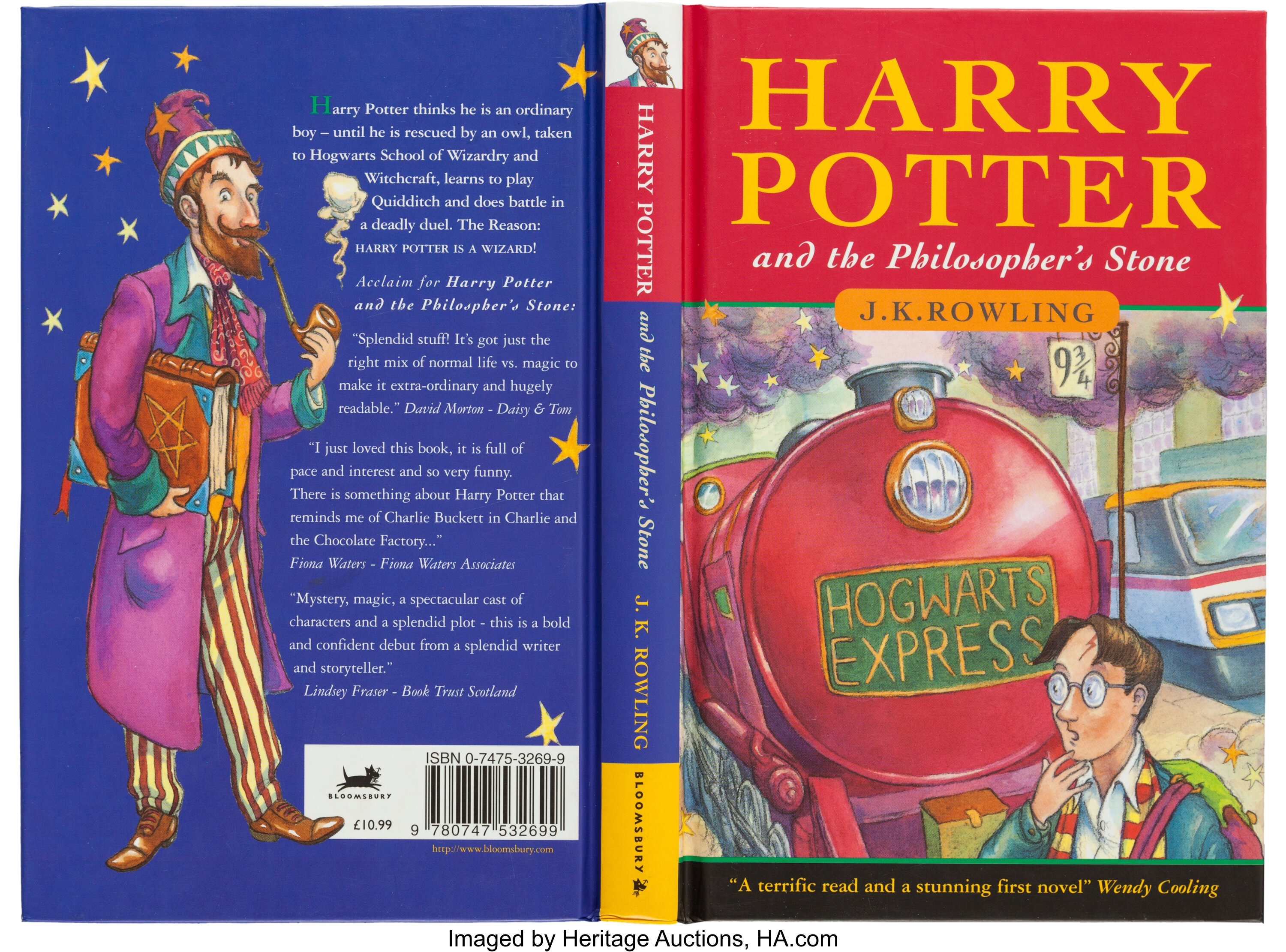 J K Rowling Harry Potter And The Philosopher S Stone London Lot 36201 Heritage Auctions