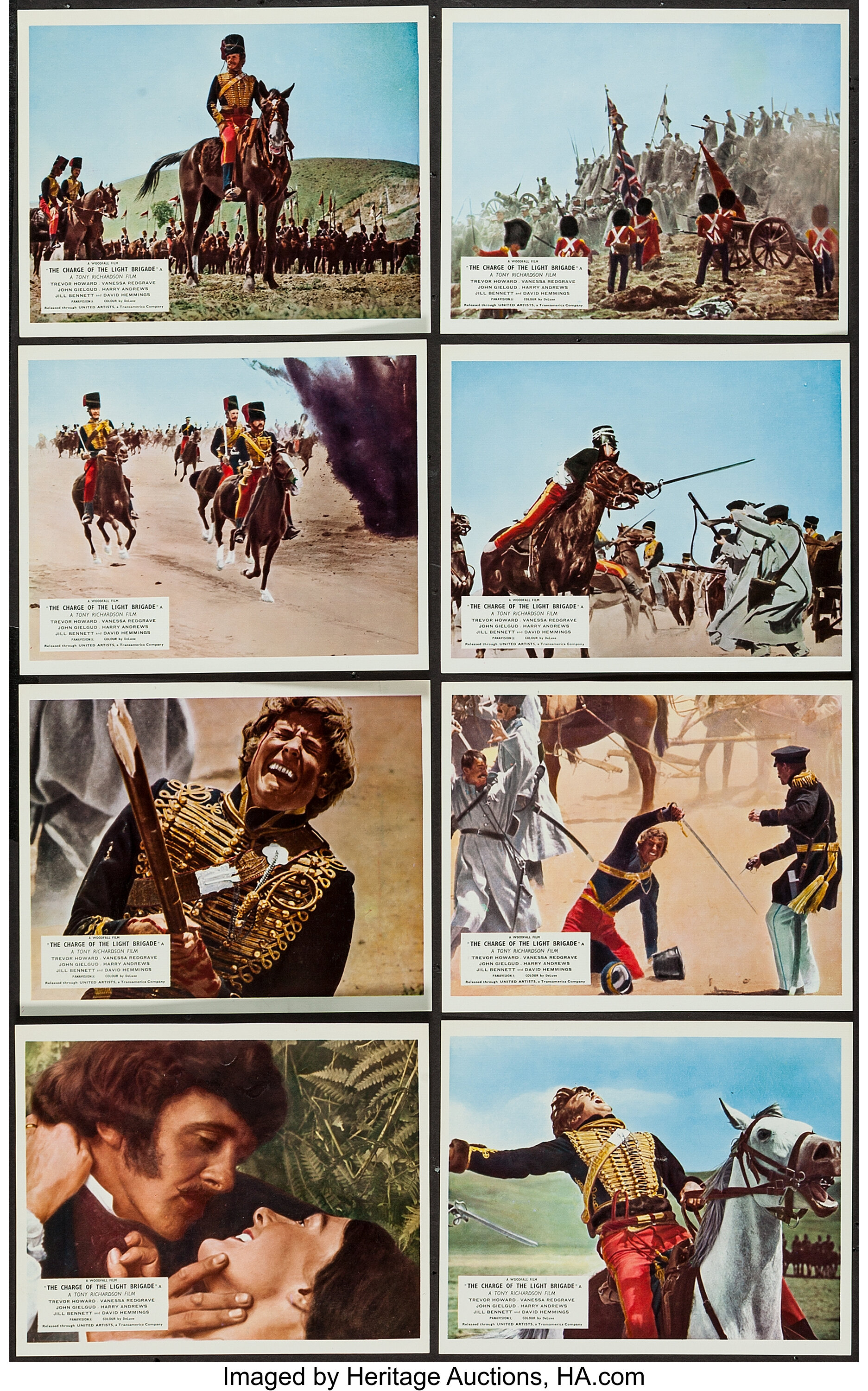 Opiate Dyrt pedicab The Charge of the Light Brigade (United Artists, 1968). Mini Lobby | Lot  #52105 | Heritage Auctions