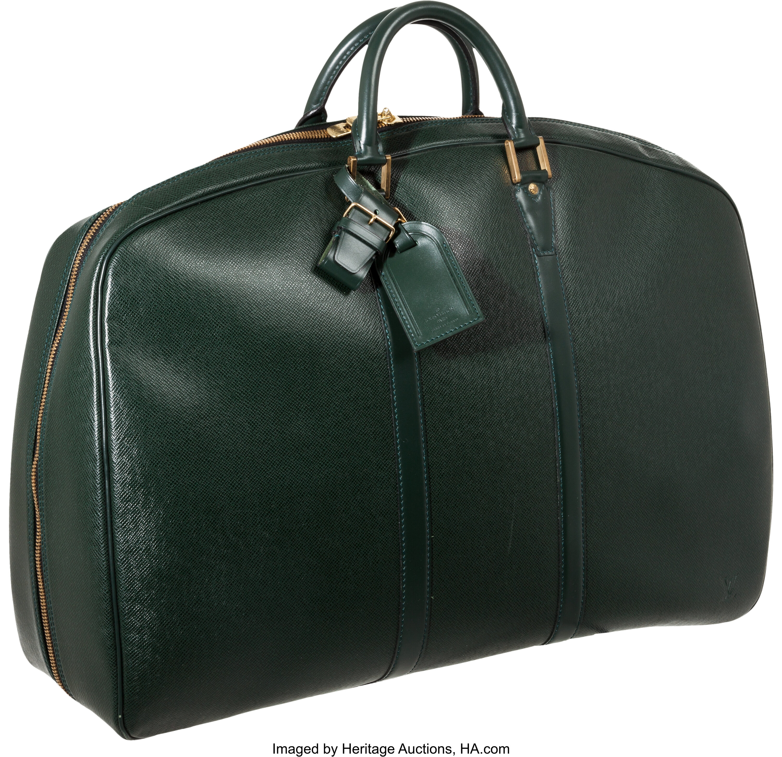 LOUIS VUITTON Green Duffle Bag - Article Consignment