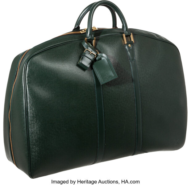 LOUIS VUITTON Green Duffle Bag - Article Consignment