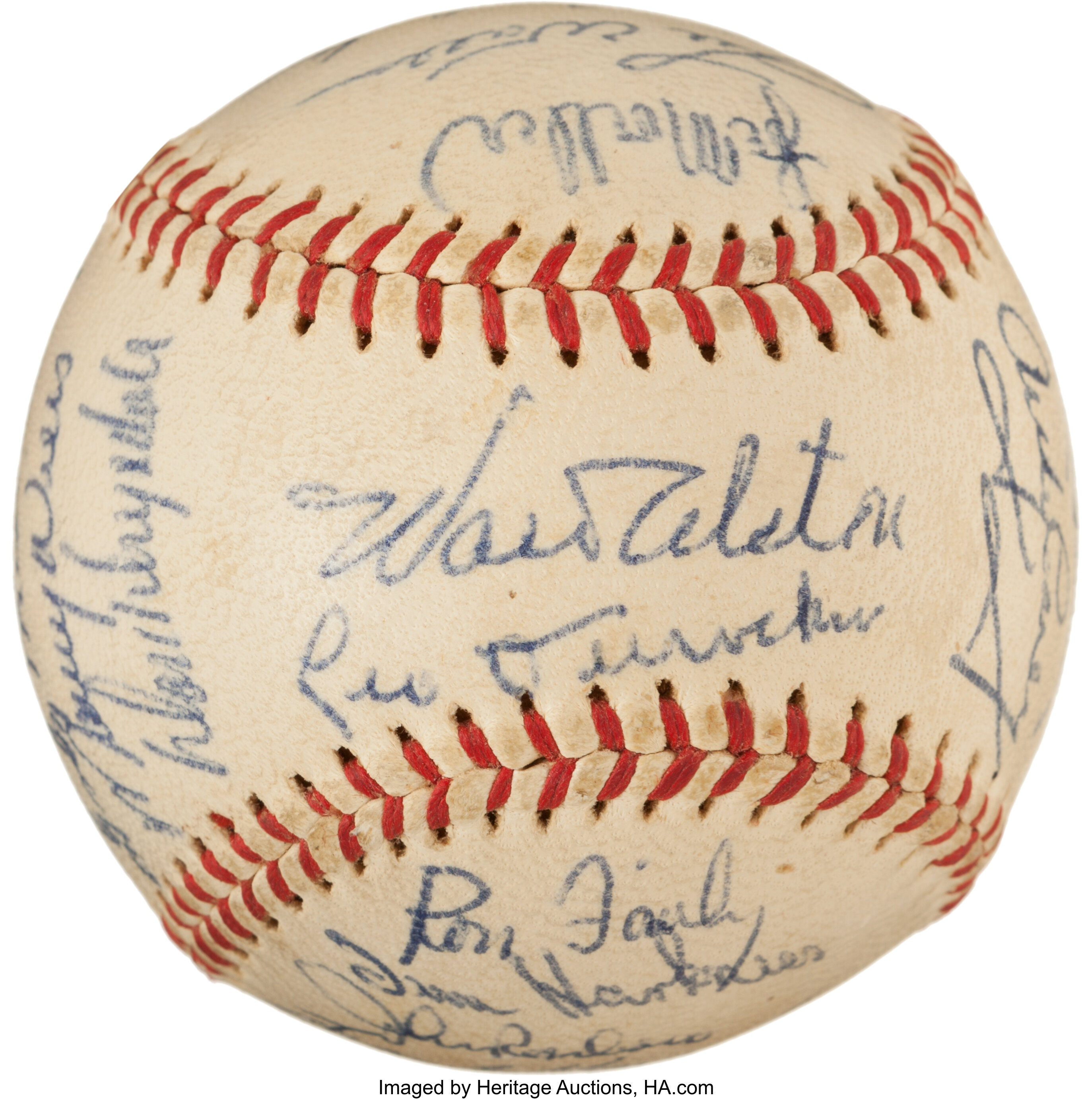 Lot Detail - 1962 New York Yankees Team Signed Baseball