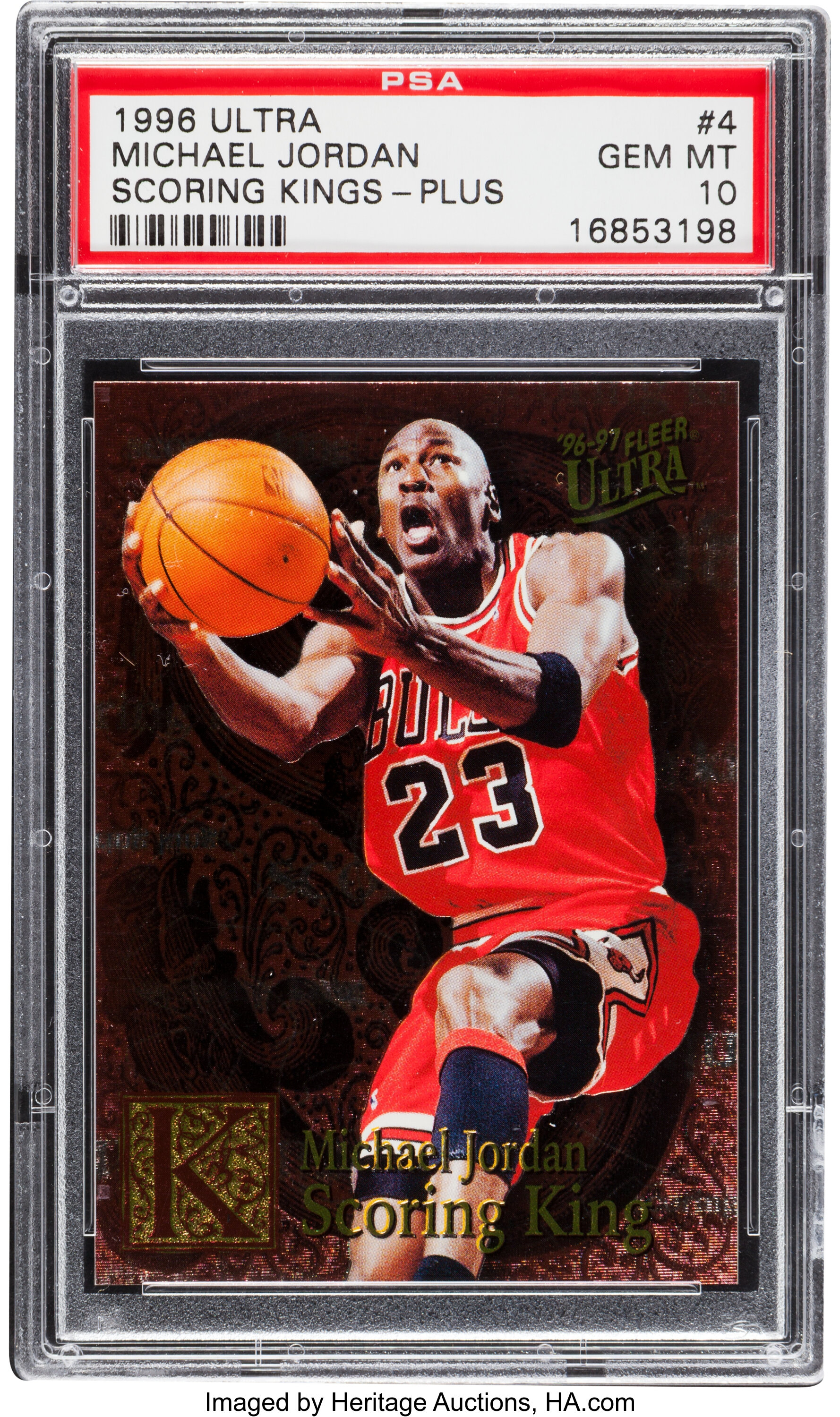 1996 Ultra Scoring Kings - Plus Michael Jordan #4 PSA Gem MT 10 