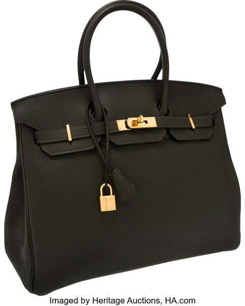 Hermes- Birkin 35cm in vert veronese