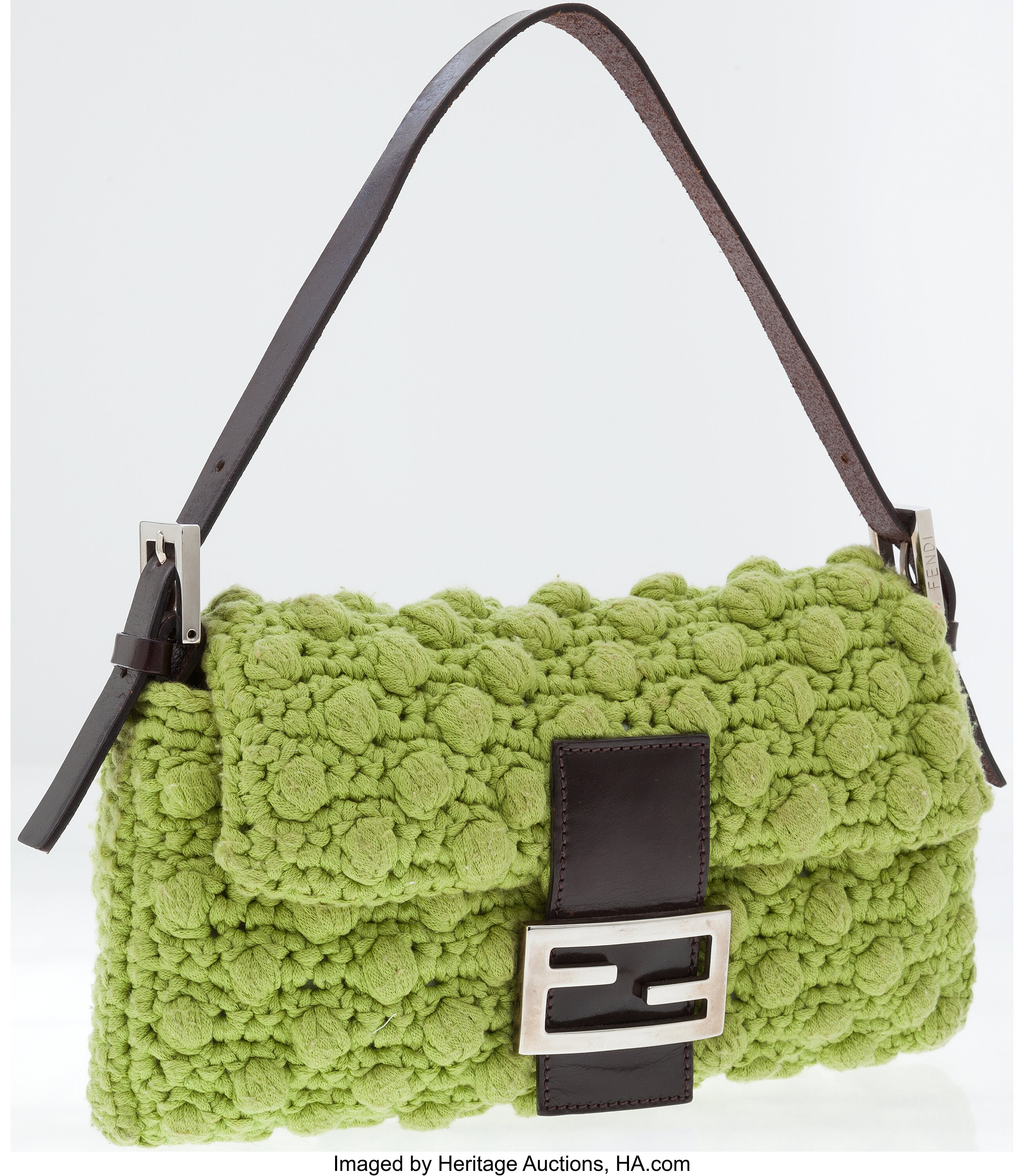 Fendi baguette online green