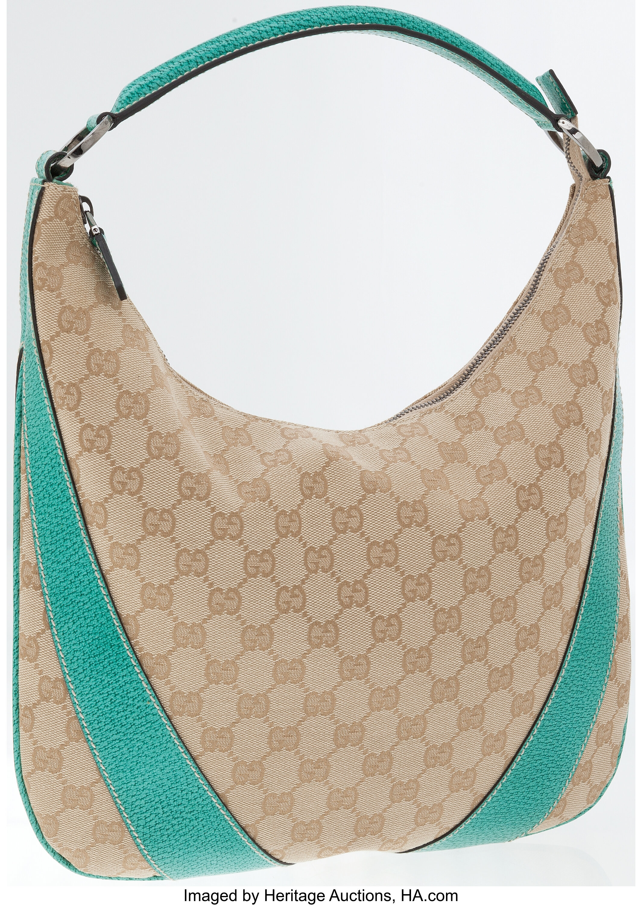 Sold at Auction: Gucci Monogram Hobo Bag