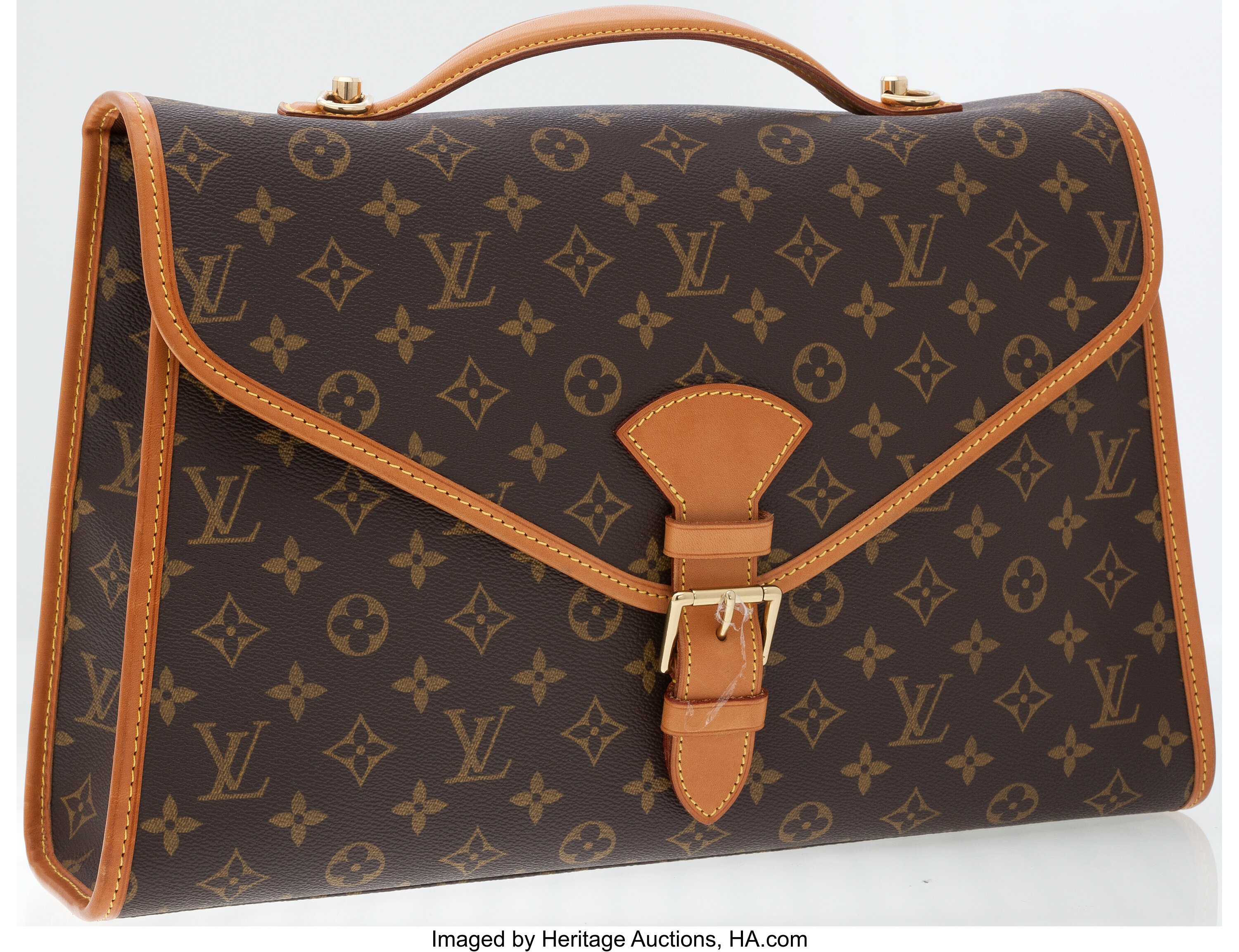 Louis Vuitton Vintage Monogram Canvas Bel Air GM Handbag Satchel