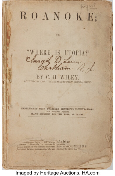 C H Wiley Roanoke Of Where Is Utopia T B Peterson Lot Heritage Auctions