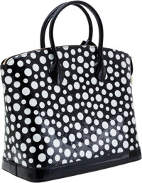 Louis Vuitton Alma Handbag Yayoi Kusama Infinity Dots Epi Leather Bb Auction