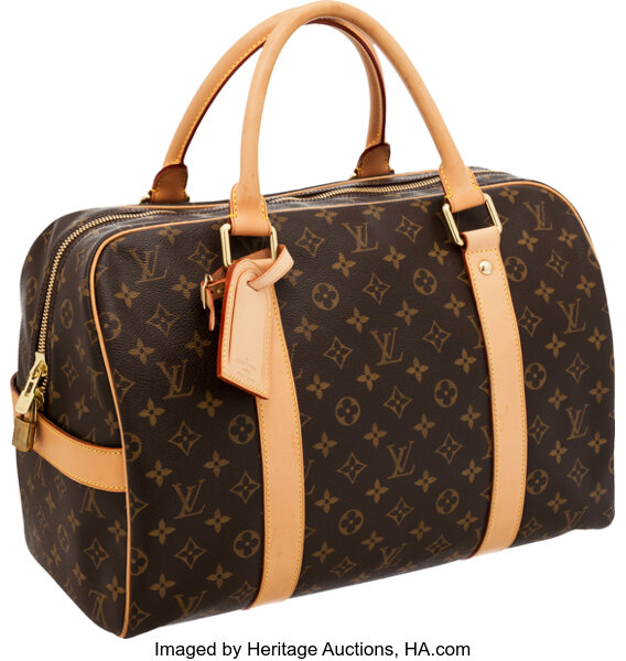 Louis Vuitton Monogram Travel Suitcase Luggage With F Monogram Auction