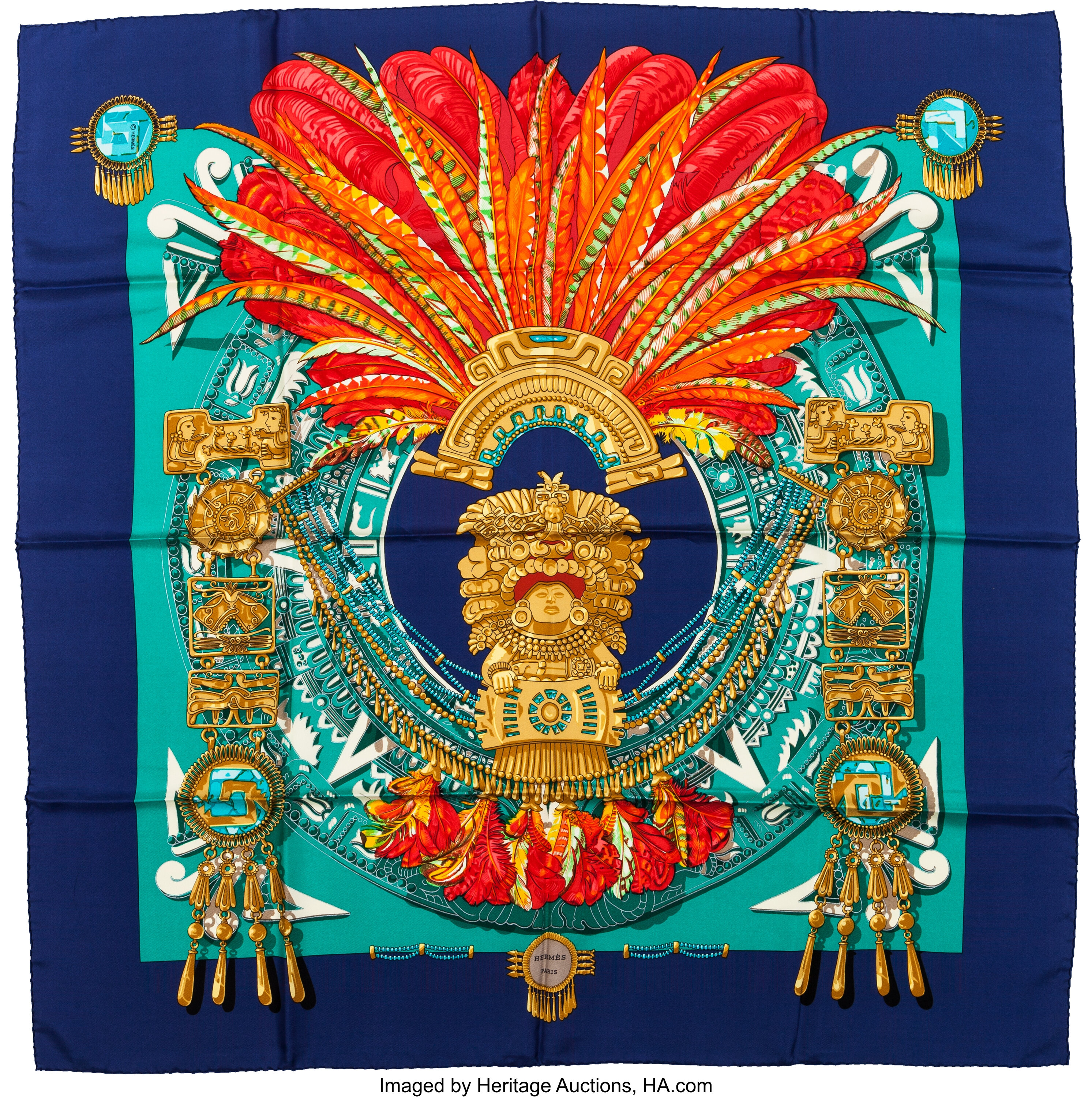 Caty Latham's Mexique carre – The World of Hermes© Scarves
