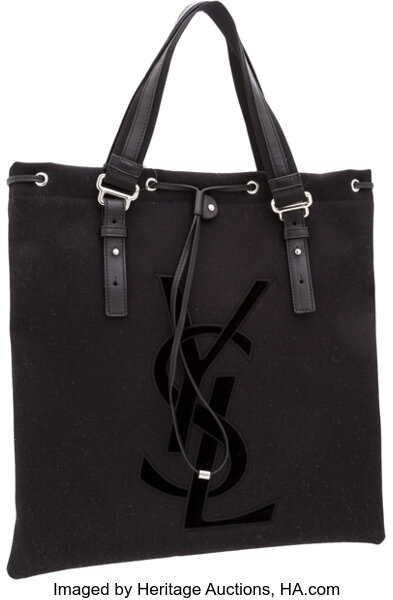 Yves Saint Laurent Kahala Tote bag en black Monogram Wool at 1stDibs  ysl  kahala tote bag, vintage ysl tote bag, saint laurent tote bag sale