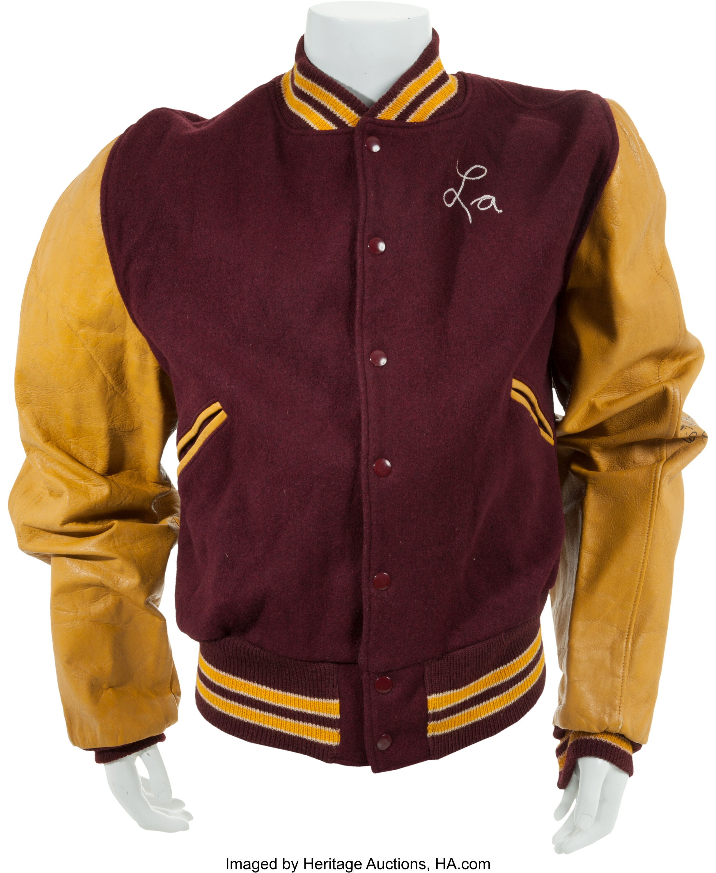 Mid-1960's Larry Little Personally Worn Bethune-Cookman Letterman's ...