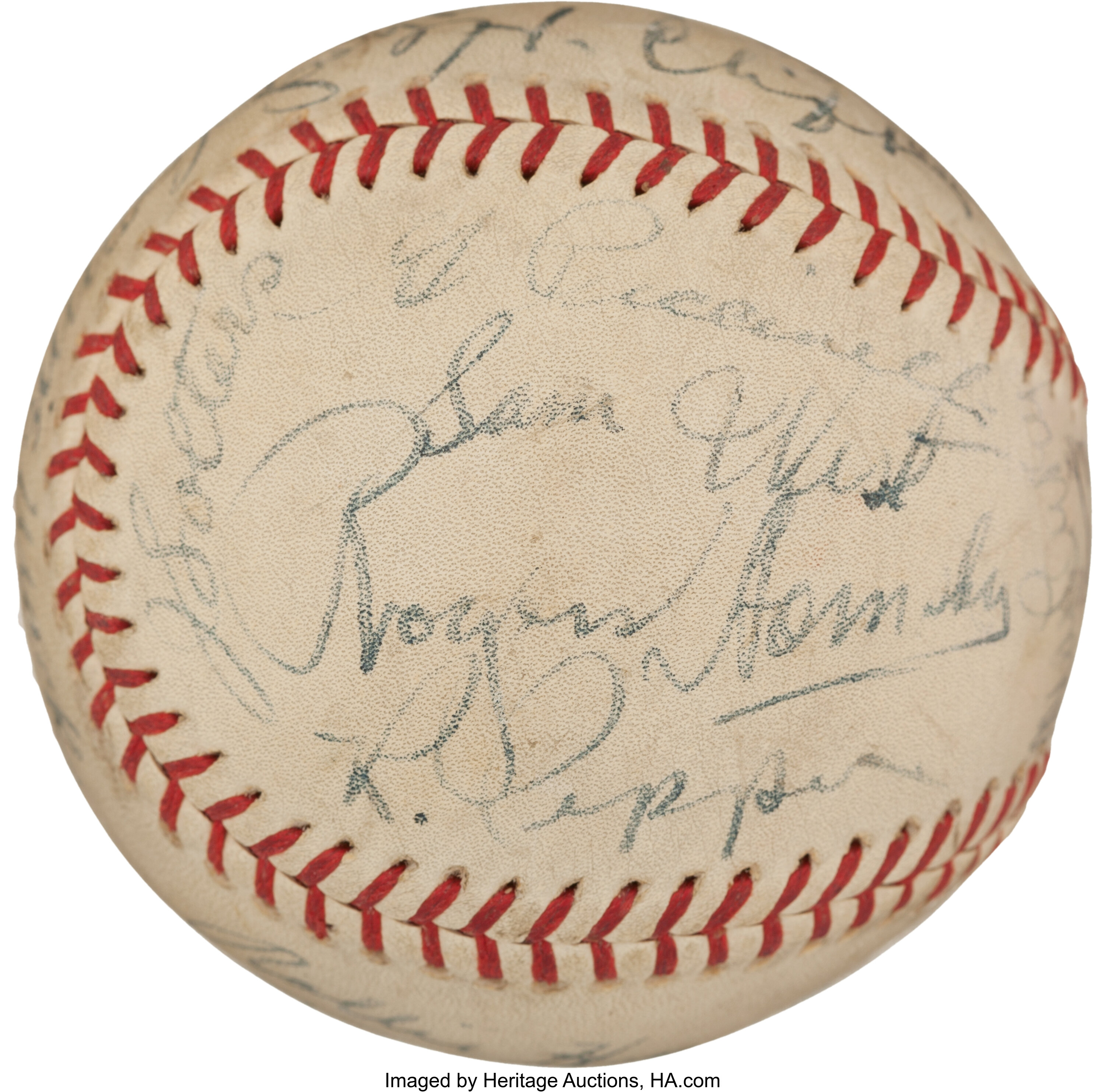 C. 1935 Boston Braves & St. Louis Browns Multi-signed Baseball