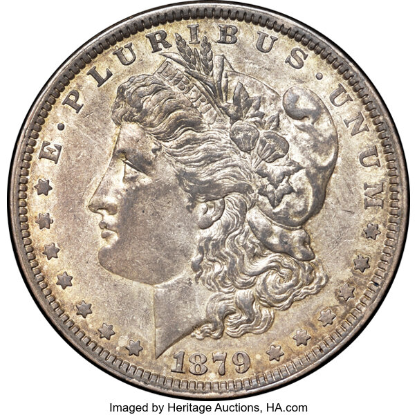 1879-P Morgan Silver Dollar XF