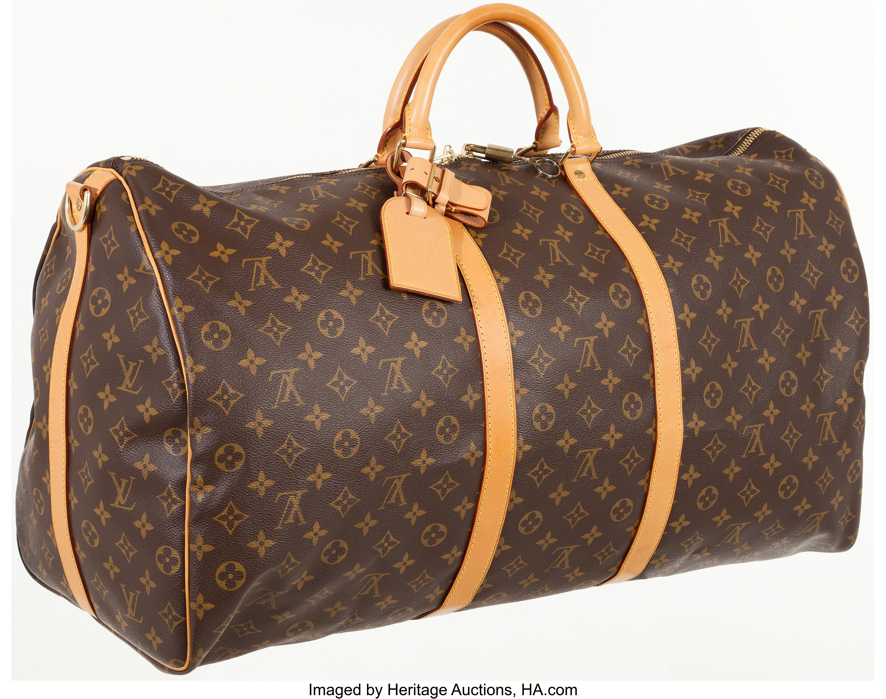 Sold at Auction: Louis Vuitton Black Epi Leather Keepall 60 Duffel