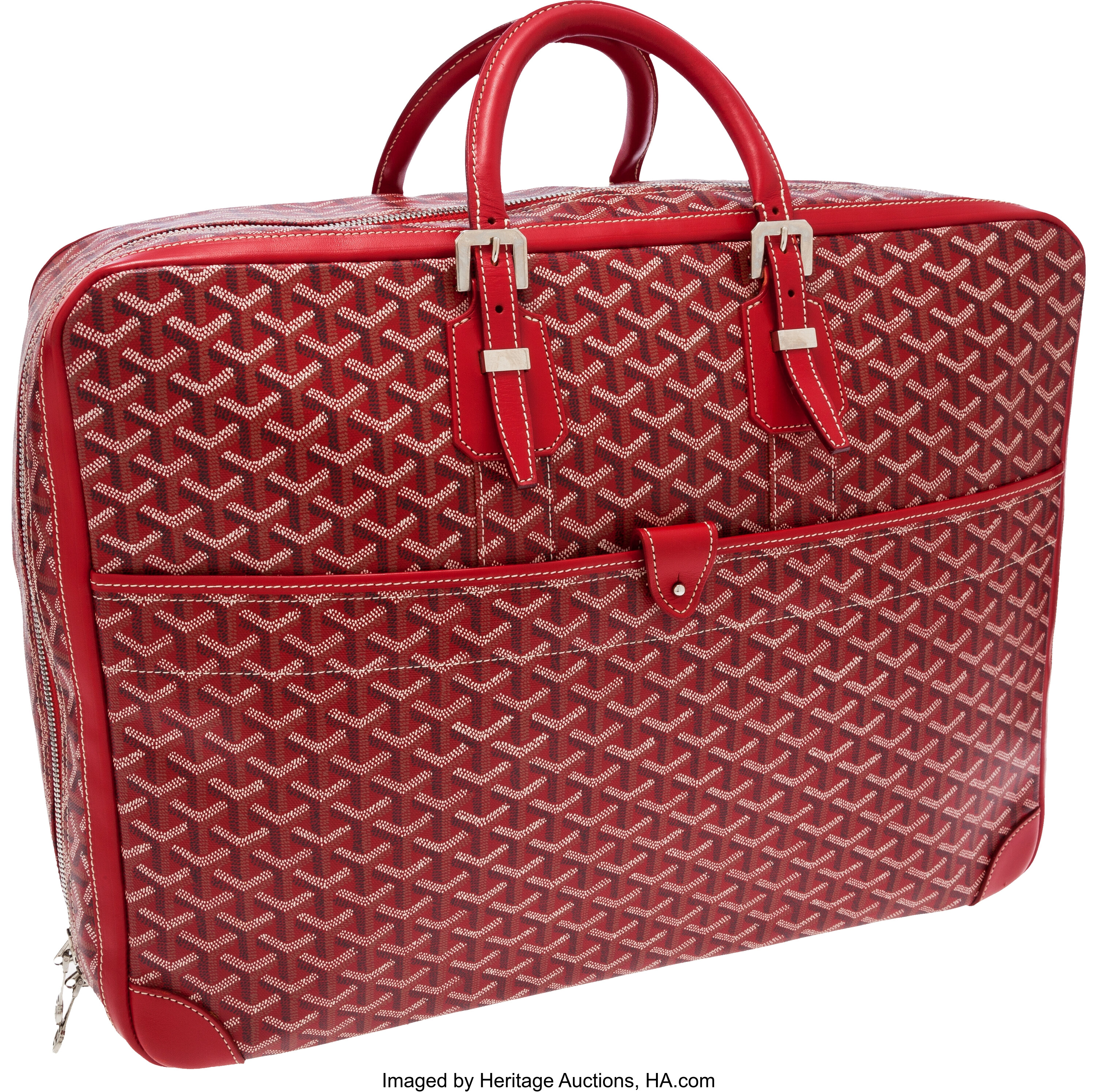 Sold at Auction: GOYARD AMBASSADE Business Hand Bag Brief Case