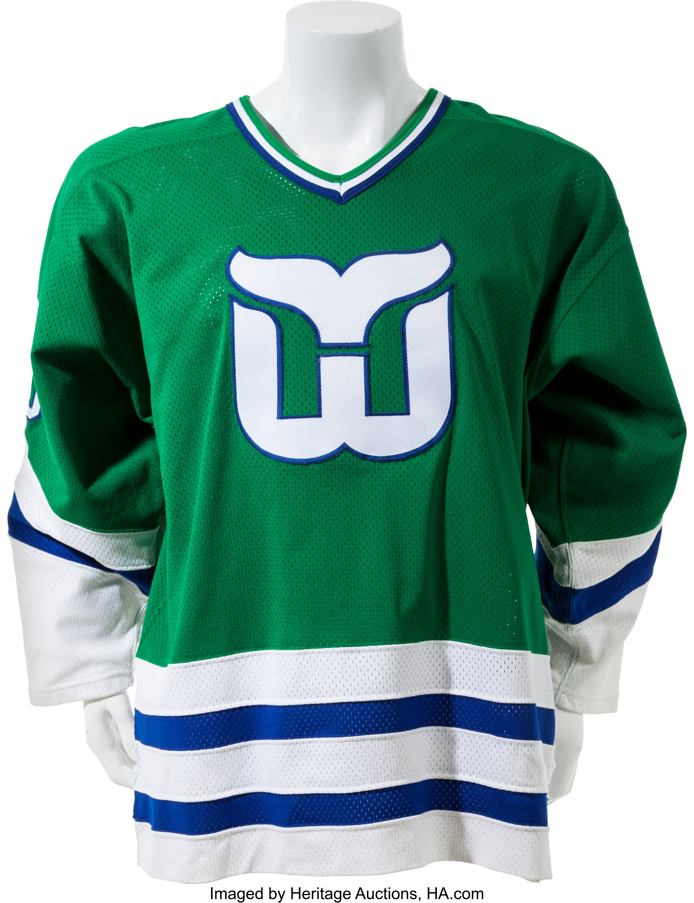 Vintage 1980's Hartford Whalers Single Stitch Hockey 