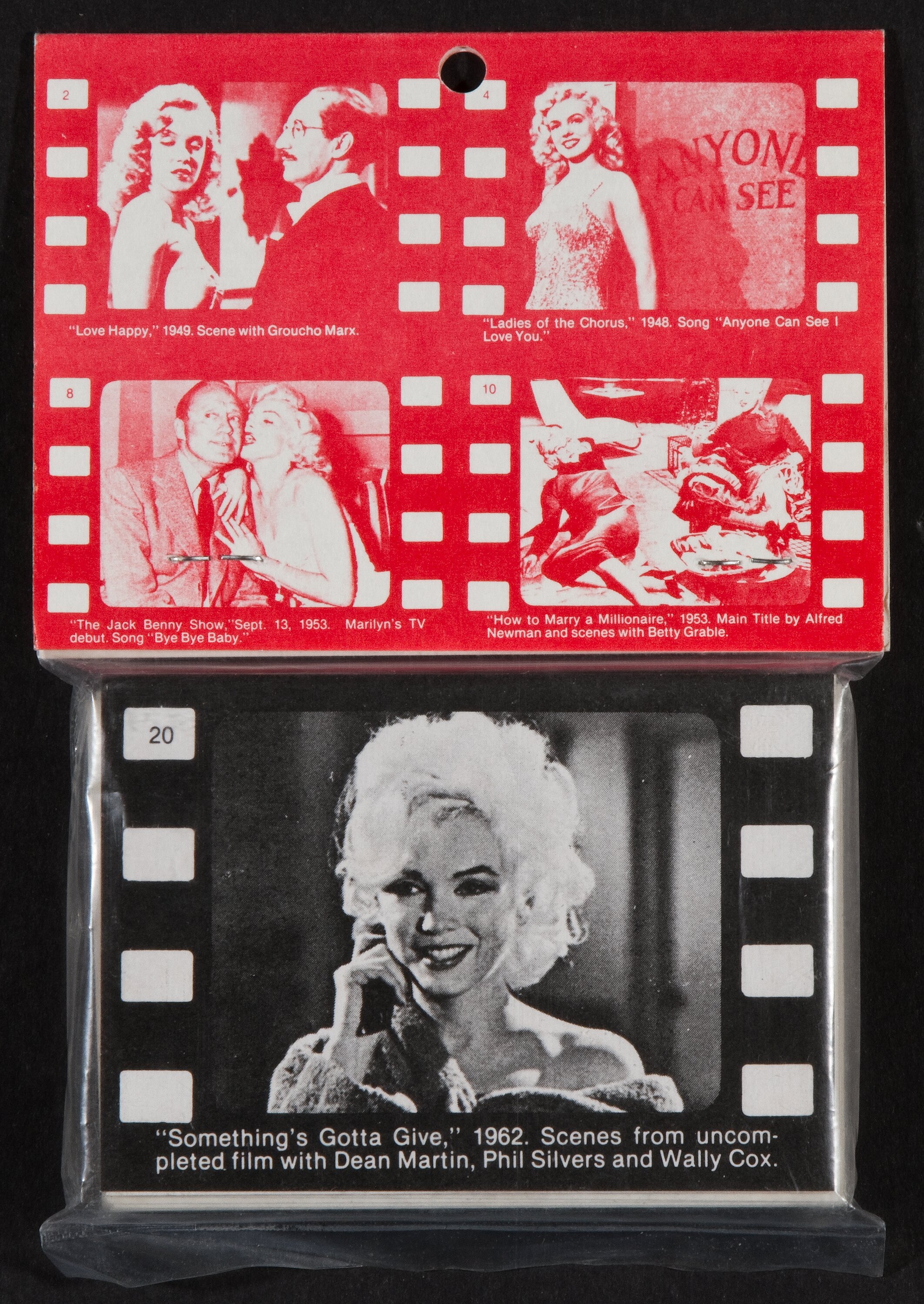 Marilyn Monroe (NMMM, 1963). Trade Cards (20) (2.5 X 3.5)., Lot #52195