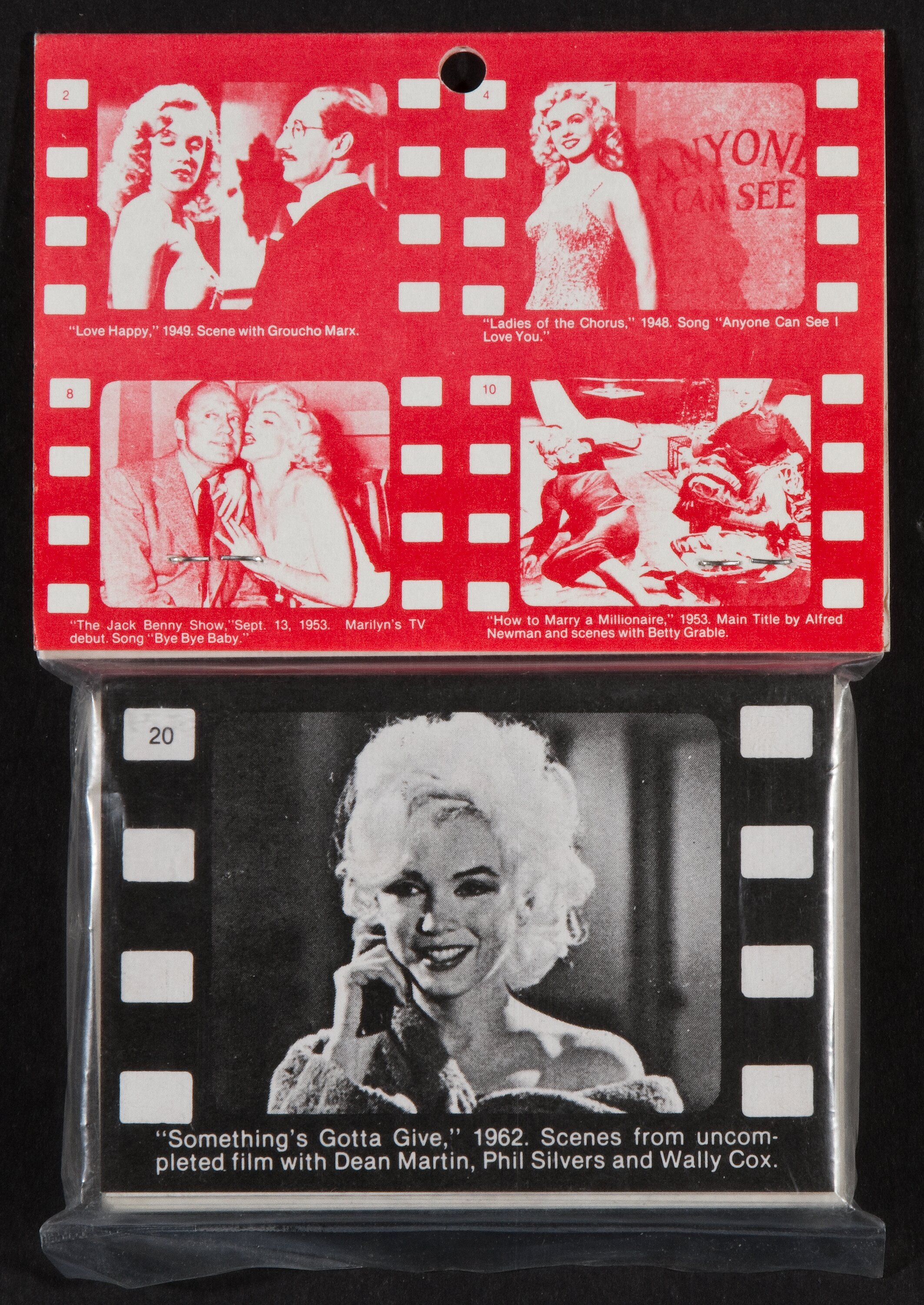 Marilyn Monroe (NMMM, 1963). Trade Cards (20) (2.5 X 3.5) & Stand, Lot  #50271