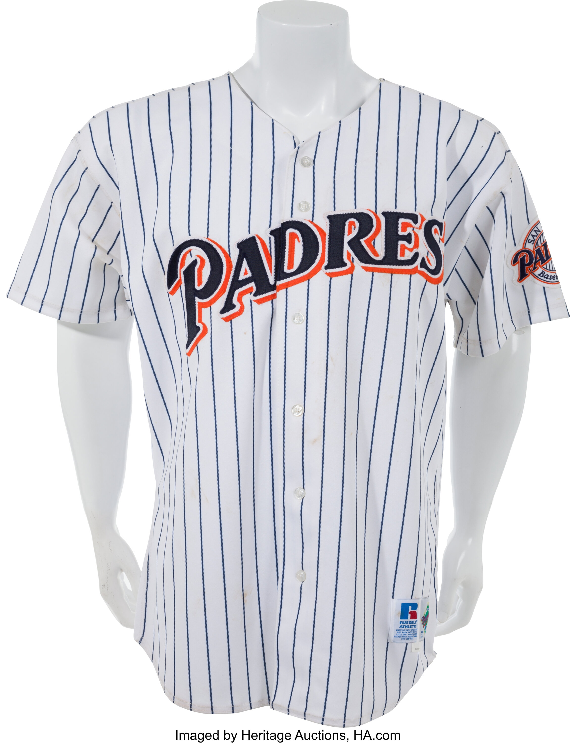 San Diego Padres 2005 road Game Worn Jersey, The San Diego …