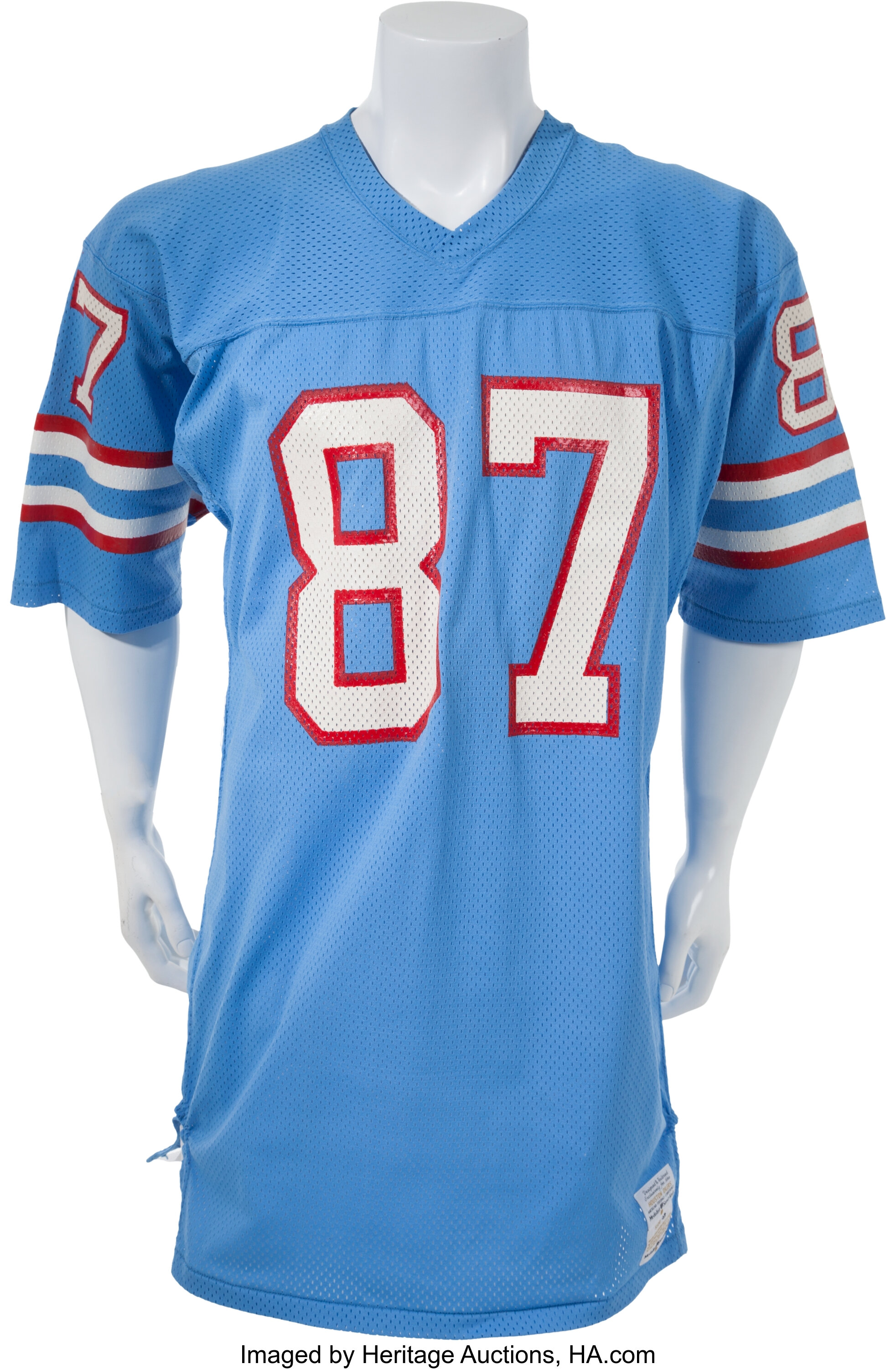 Vintage Sand-Knit Dave Casper Houston Oilers Football Jersey