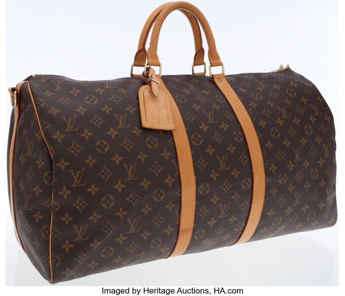 Monogram Canvas Keepall Bandouliere 55