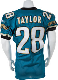 2003 Fred Taylor Game Worn Jacksonville Jaguars Jersey - Great