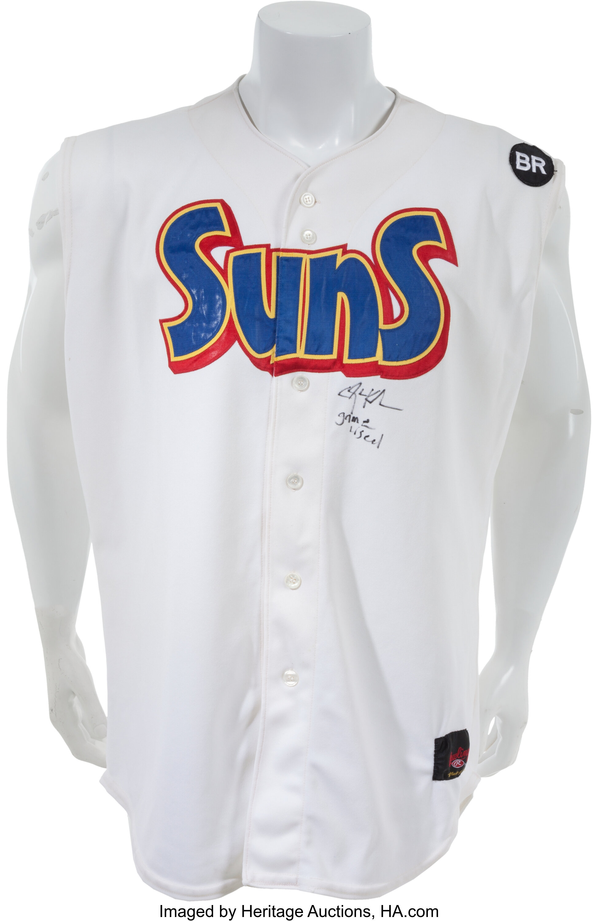 2007 Clayton Kershaw Game Worn Jacksonville Suns Jersey.