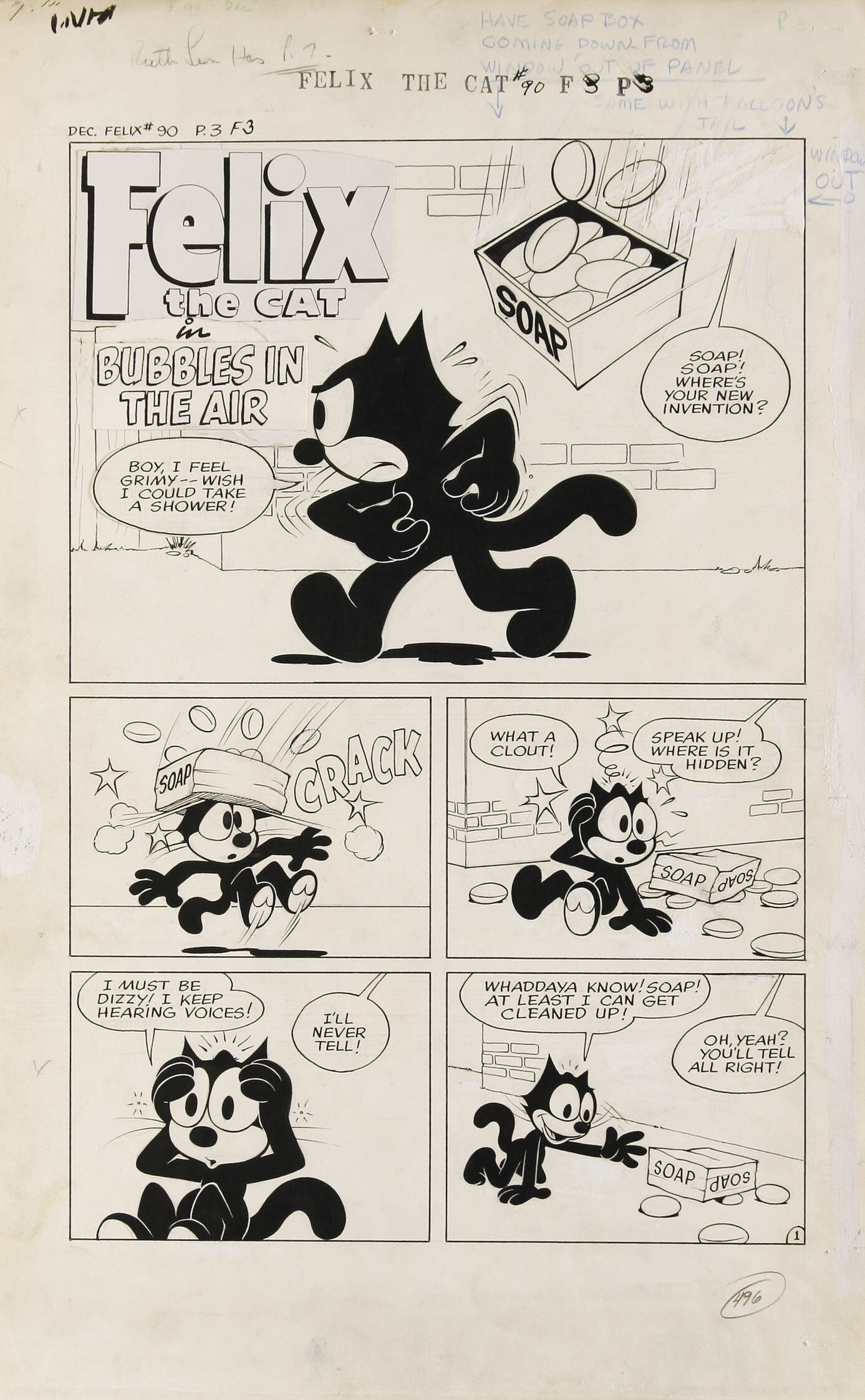 Joe Oriolo - Felix the Cat #90 Complete 15-page Story 