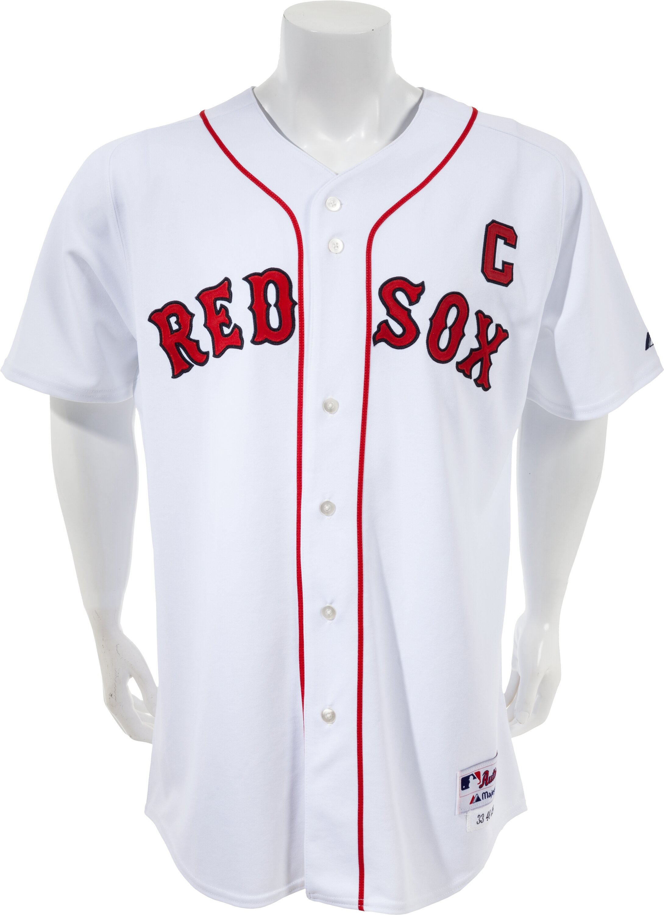 Lot Detail - 2007 Jason Varitek Boston Red Sox Game-Used Red Alternate  Jersey (MLB Hologram) (Steiner LOA) (Championship Season) (MEARS A10)