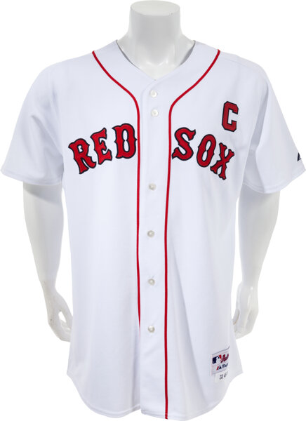 2005 Jason Varitek Game Worn Boston Red Sox Jersey.  Baseball