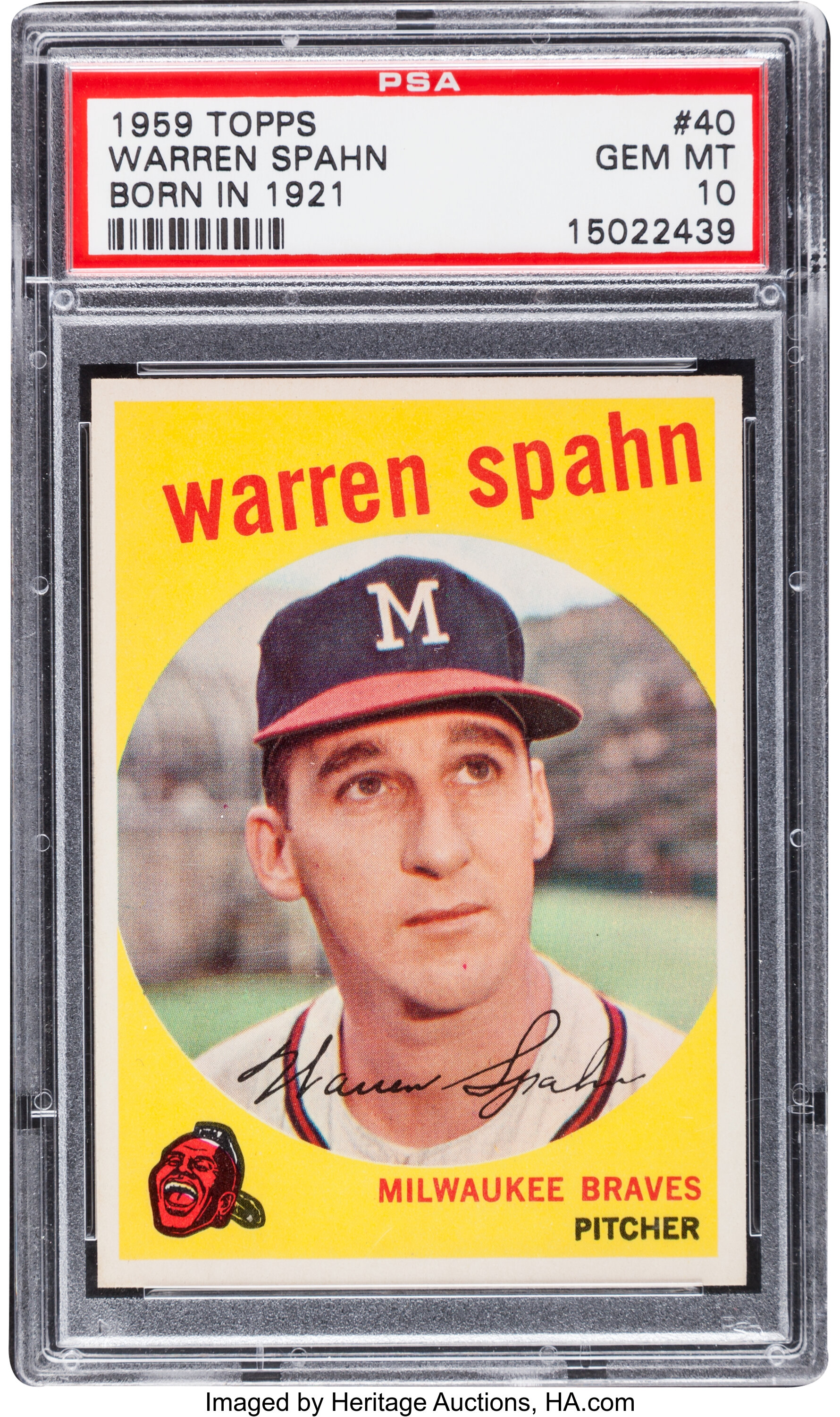 Lot Detail - 1955 WARREN SPAHN MILWAUKEE BRAVES GAME WORN HOME