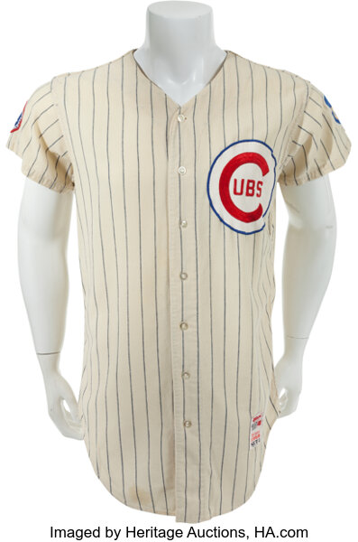 1968 Vic LaRose/Bobby Tiefenauer Game Worn Chicago Cubs Jersey., Lot  #81718