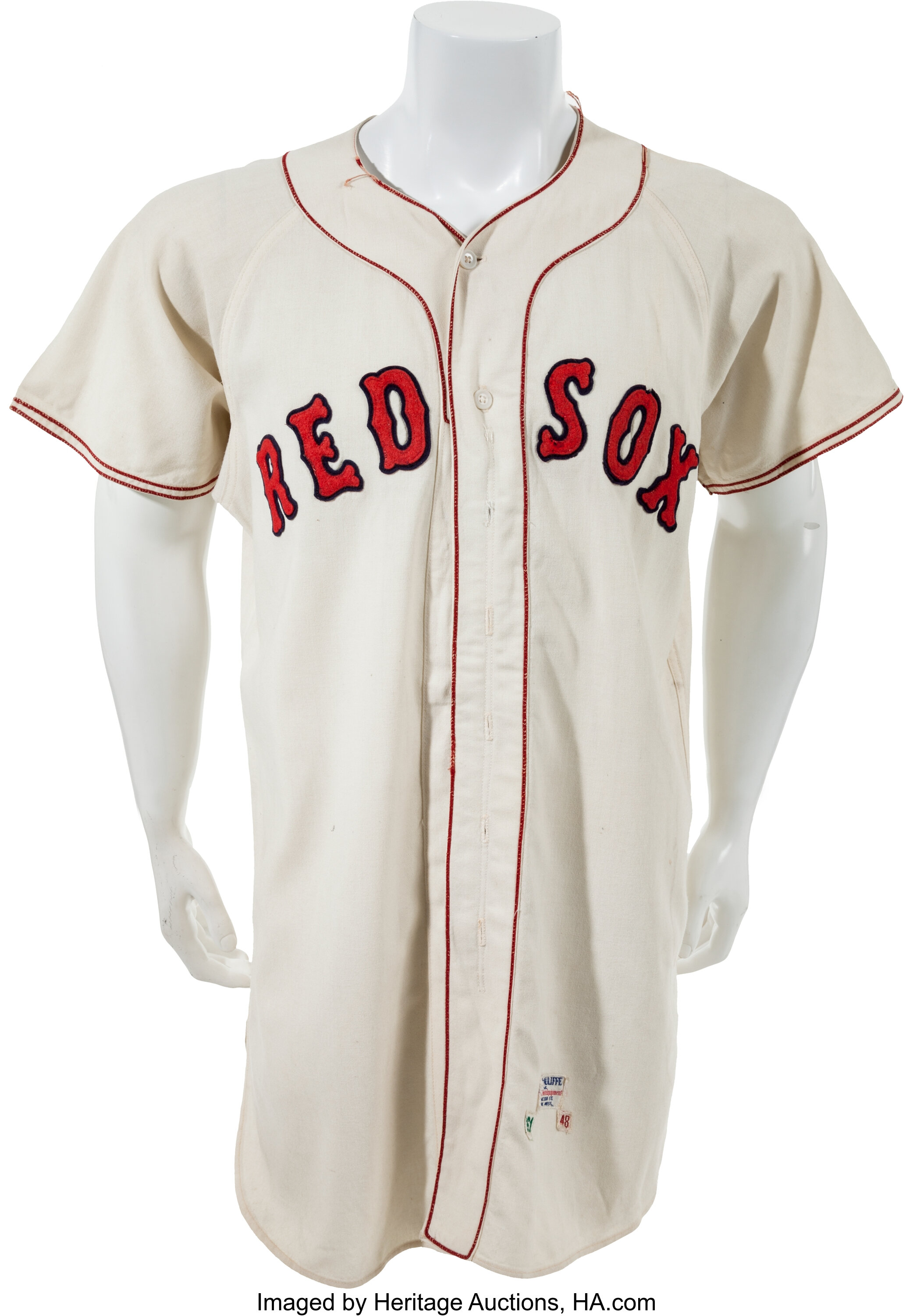 Lot Detail - Jerry Casale 1958 Boston Red Sox Game Used Flannel