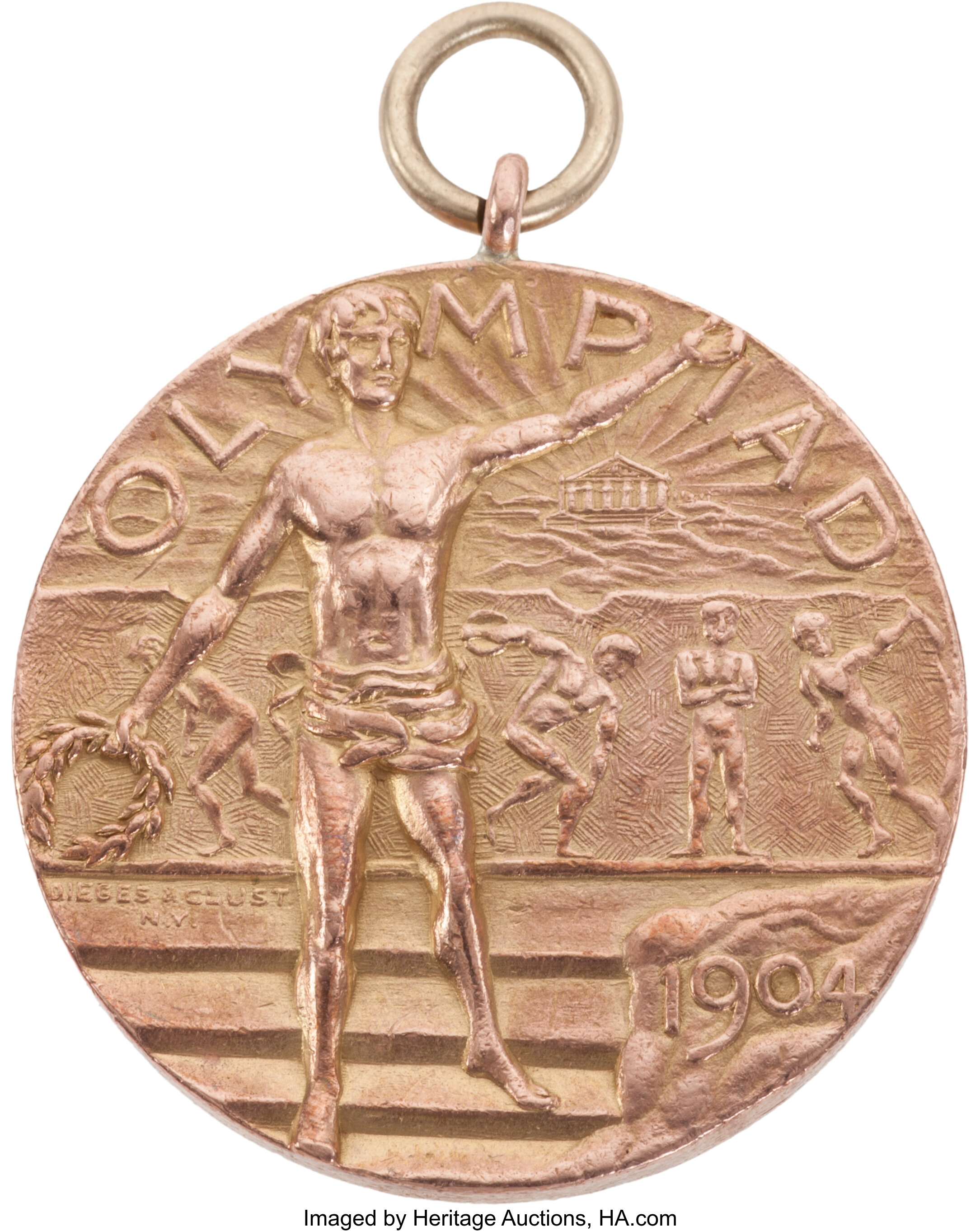 1908 SUMMER OLYMPIC MEDAL TRIBUTE – 2 TROY OUNCE – 39MM – Limited Mintage