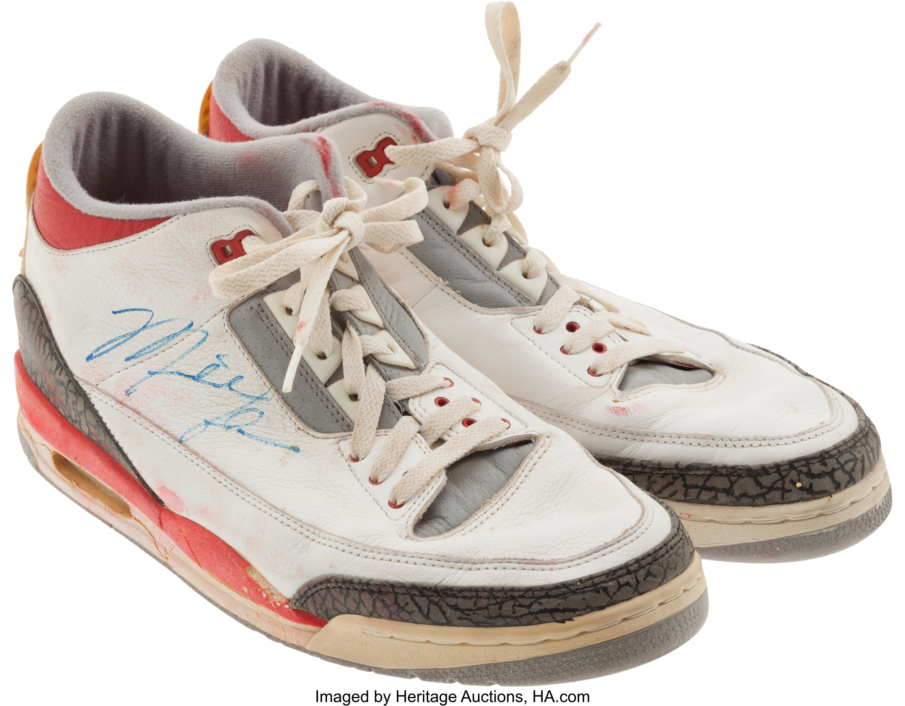 Michael jordan game worn shoes store for sale