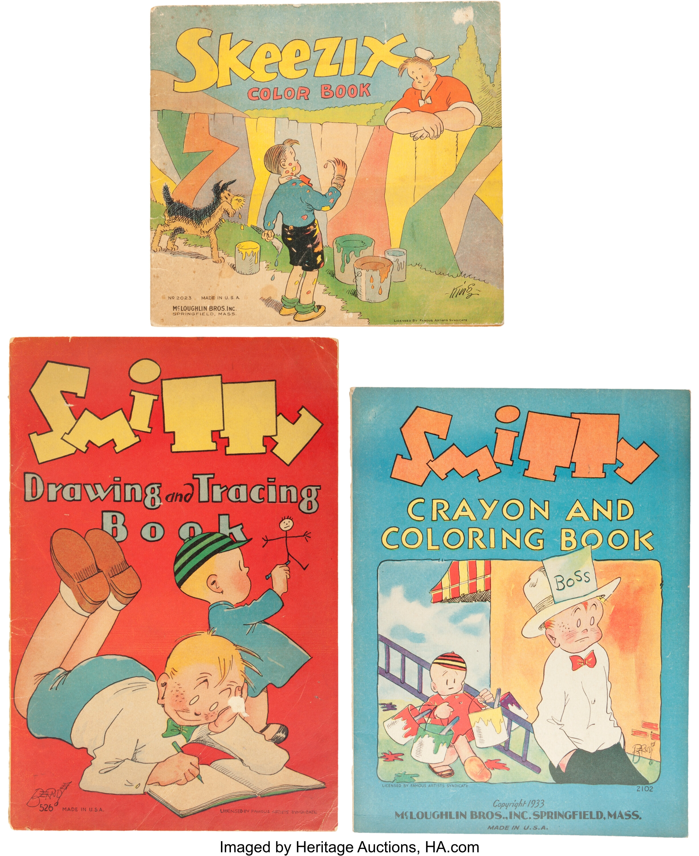 Download Golden Age Coloring Book Group Various Publishers 1930s Lot 11546 Heritage Auctions