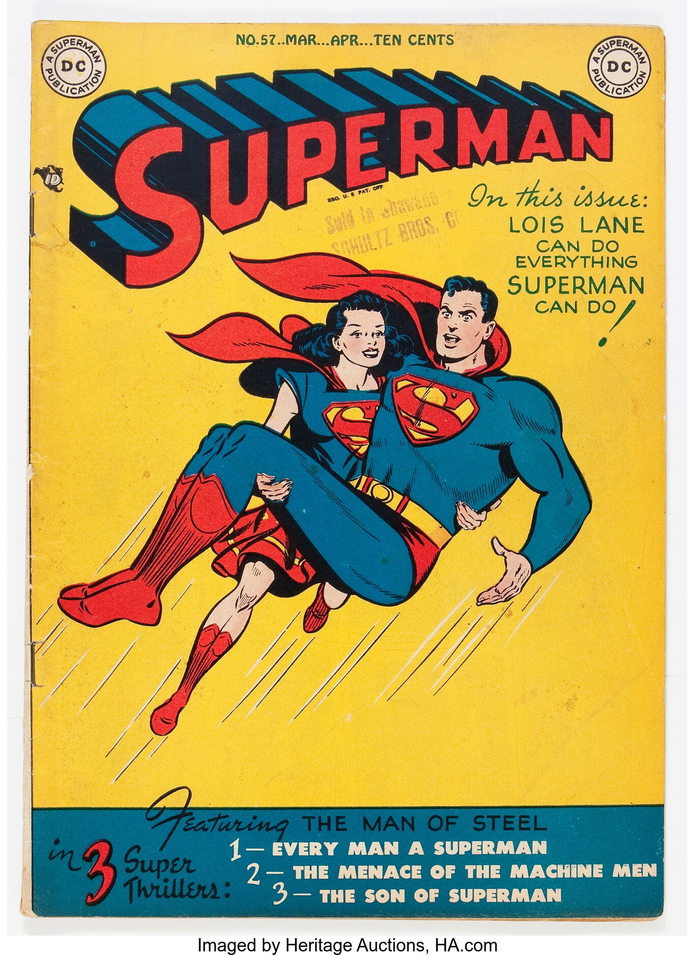 Superman #57 (DC, 1949) Condition: VG.... Golden Age (1938-1955) | Lot ...