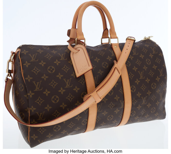 Louis Vuitton Monogram Keepall Bandouliere 45 Auction