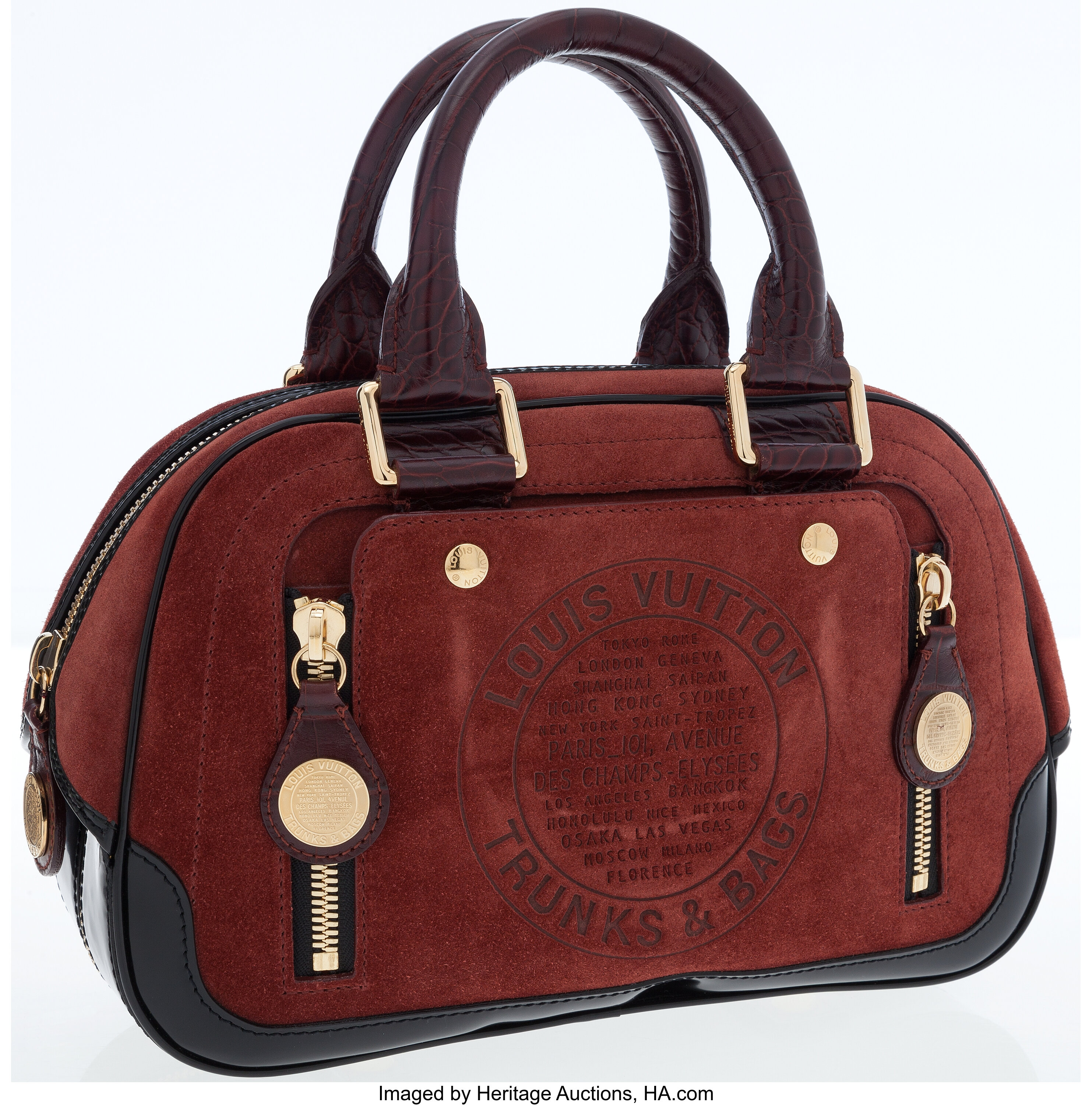 Sold at Auction: Satchel Handbag Marked, Louis Vuitton.