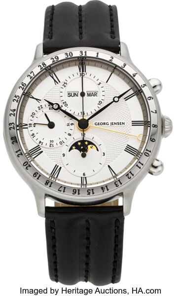 Georg Jensen Design 382 Bo Bonfils Automatic Chronograph with