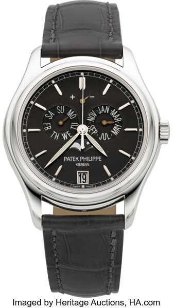 Patek Philippe Ref. 5146P 001 Very Fine Rare Platinum Annual