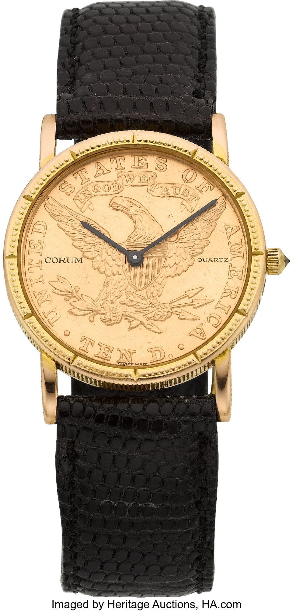 Corum 1904 Ten Dollar Gold Coin Watch. Timepieces Lot 58169