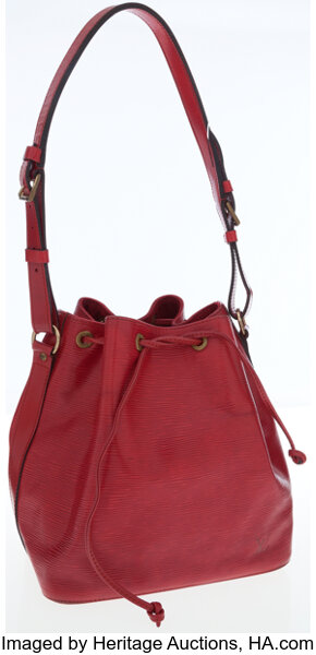 Louis Vuitton Shoulder Strap Red Leather